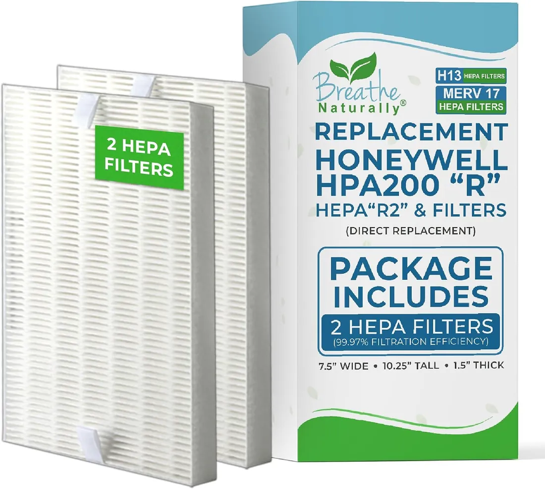 Breathe Naturally HPA200 Replacement Filter for Honeywell