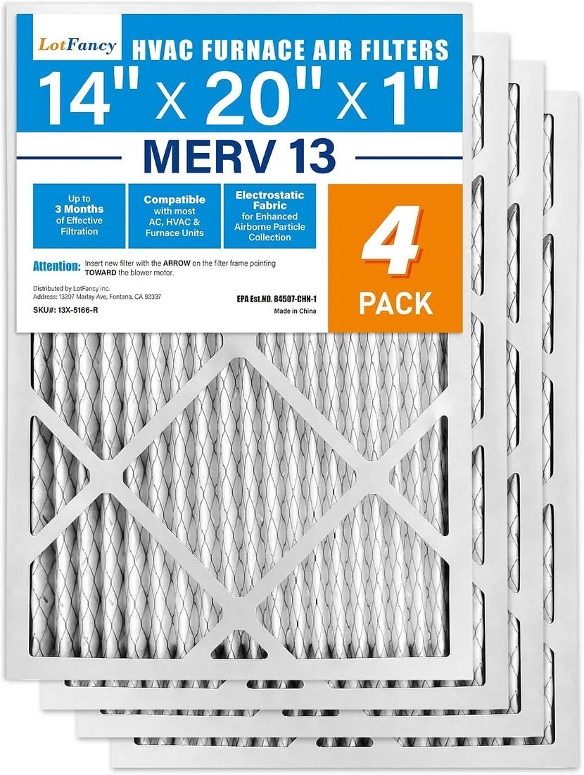 LotFancy MERV 13 1-inch Furnace Filter