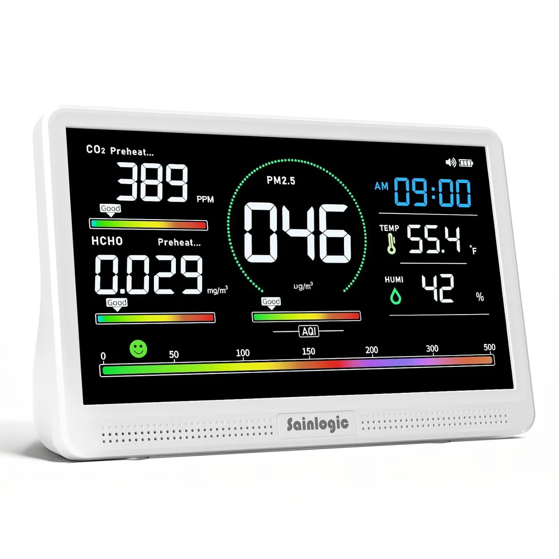 sainlogic PM10 CO2 Monitor